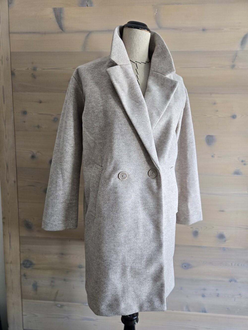 NWOT Pull & Beat Lonline Peascoat Trench Size S